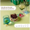 thumbnail image 2 of Juego de 4 posavasos redondos con cuentas Folkulture, 10 cm, para Navidad, 2 of 8