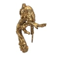 thumbnail image 3 of Antiqued Gold Parrots Sculpture, 3 of 5