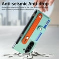 thumbnail image 4 of Dteck for Samsung Galaxy Z Fold 6 Wallet Case with S Pen Holder & Stand, Built-in Screen Protector Wrist Strap Card Holder Back Cover Hard PC Shockproof Finger Grip Case for Men Women Girls, Mint, 4 of 8
