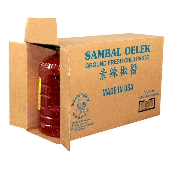 Huy Fong Sambal Oelek Sauce | 3.5L/Unit, 3 Units/Case