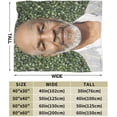 thumbnail image 2 of Flannel Blanket Mike Boxer Tyson Throws Blankets Super Soft Fleece Air Conditioning Blankets for All Season 40"x30", 2 of 9