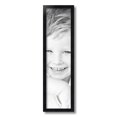 thumbnail image 2 of ArtToFrames 6" x 23" Satin Black Tall Picture Frame, 6x23 inch Black Wood Poster Frame (WOM-1852), 2 of 8