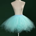 thumbnail image 2 of asdoklhq Womens Plus Size Clearance Dresses, Women Mesh Tulle Skirt Princess Elastic Skirt Adult Short Dancing Skirt, 2 of 3