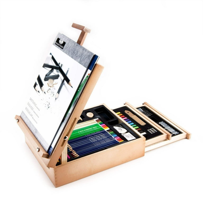 Royal & Langnickel Sketch and Draw Box Easel Art Set, 152pc