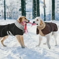 thumbnail image 7 of Kuoser Dog Coat Reflective Windproof Dog Outdoor Jacket for Cold Weather, Khaki, XXL, 7 of 7