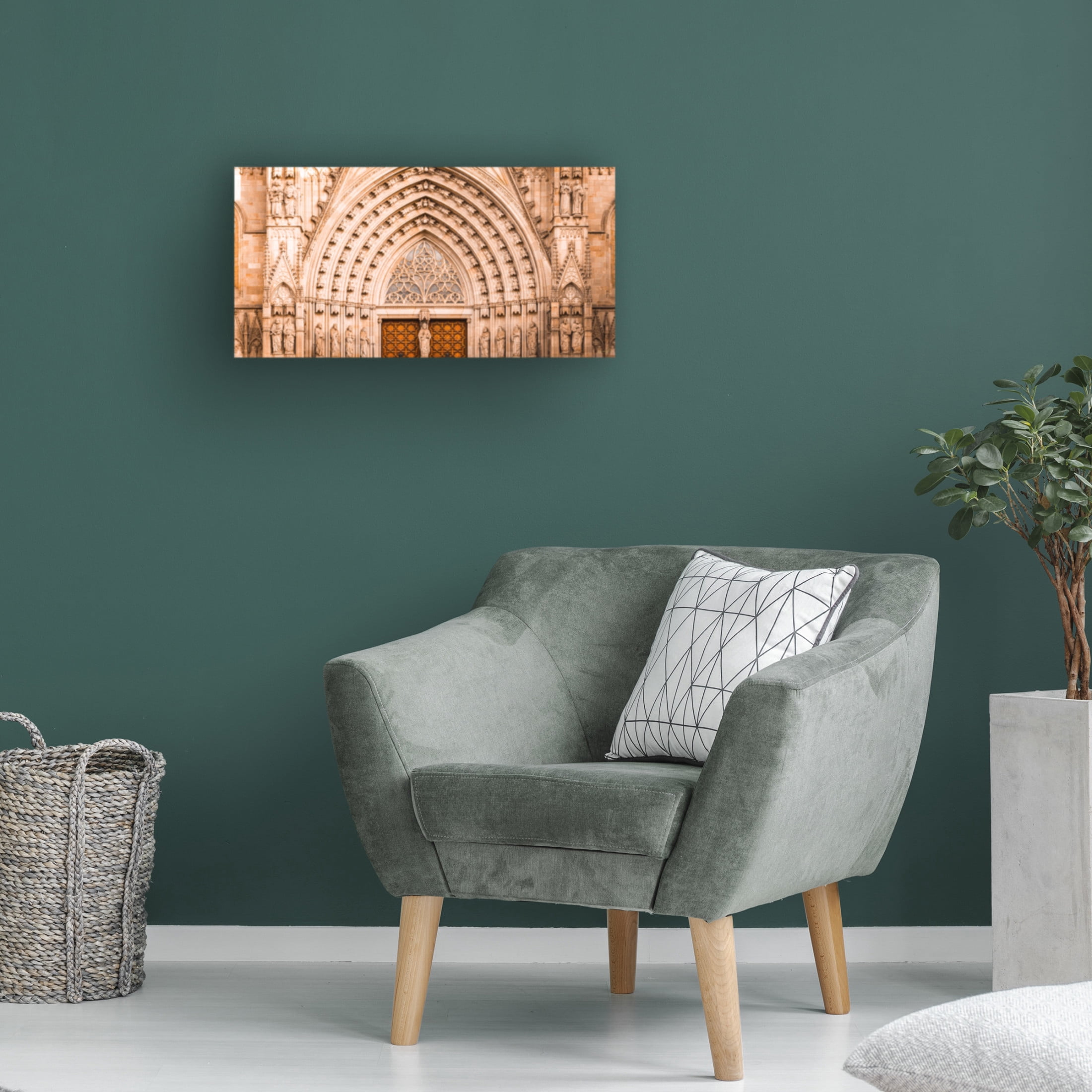 Canvas Wall Art - Life BeautifuLEE 'Sun Kissed Arches' Wall Art for Living Room, Bedroom, or Office Décor by Trademark Fine Art - 32 x 16 Inches