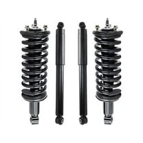Front and Rear Suspension Strut and Shock Absorber Assembly Kit - Compatible with 2005 - 2021 Nissan Frontier 2006 2007 2008 2009 2010 2011 2012 2013 2014 2015 2016 2017 2018 2019 2020