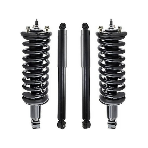 Front and Rear Suspension Strut and Shock Absorber Assembly Kit - Compatible with 2005 - 2021 Nissan Frontier 2006 2007 2008 2009 2010 2011 2012 2013 2014 2015 2016 2017 2018 2019 2020
