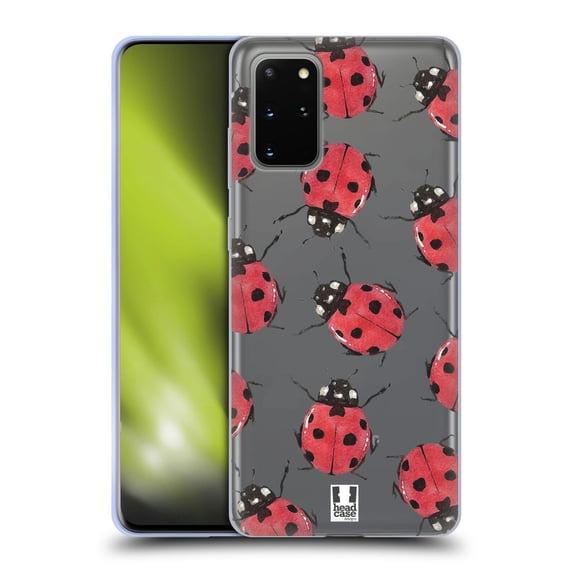 Head Case Designs Watercolour Insects Ladybugs Soft Gel Case Compatible with Samsung Galaxy S20+ / S20+ 5G