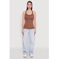 thumbnail image 3 of Women's Ribbed Knit Racerback Tank Top, 3 of 5