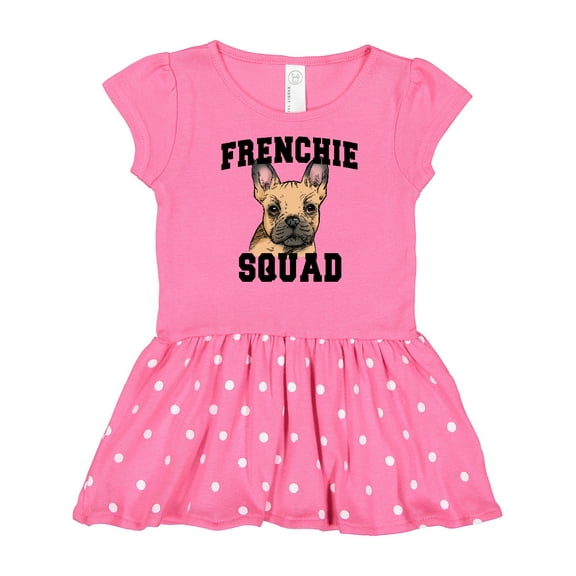 Inktastic Cute French Bulldog  Frenchie Squad Gift Baby Girl Dress