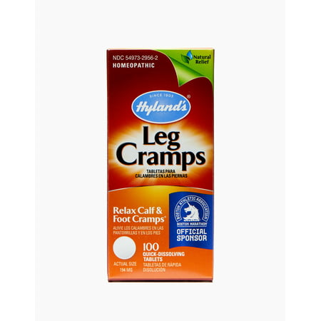Hyland's Leg Cramp Tablets, Natural Relief of Calf, Leg and Foot Cramp, 100 (Best Supplement For Leg Cramps)