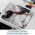 thumbnail image 6 of Marble Printed Square Desk Mat Gaming Mouse Pad with Non-Slip Rubber Bottom - 8.3x9.8 Inch Office and Gaming Mouse Pad, 6 of 6