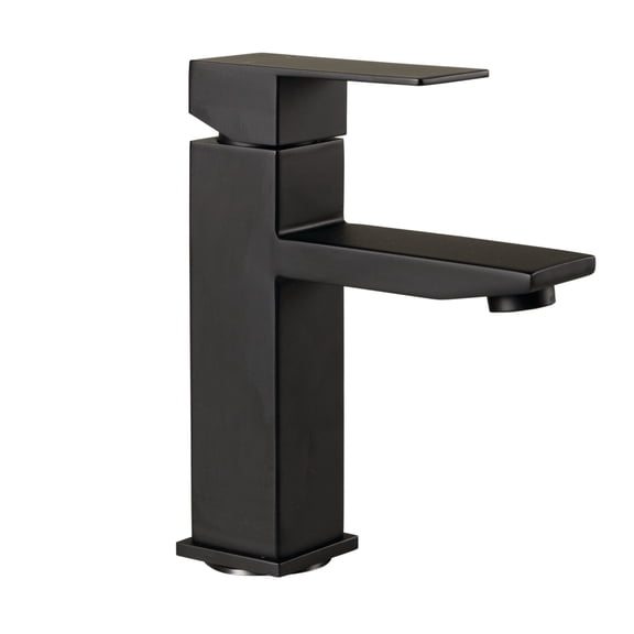 Lippert 2024025311 Flow Max Square Bathroom Faucet - Black Matte