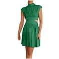 thumbnail image 1 of Birdeem Mode Femmes Été Robe Mini Aguichant Ajourée Décontractée Sans Manches Col Rond, 1 of 8