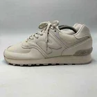 New Balance Made In The Uk White Leather 35Th Anniversary Flimby Factory All-Lea