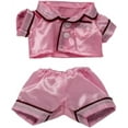 thumbnail image 3 of Pink Satin Pajamas Teddy Bear Clothes Fits 8"-10" Stuffed Animals, 3 of 5