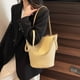 thumbnail image 2 of Bolso de hombro informal sencillo de color sólido de gran capacidad para madre e hijo con diseño de nicho de moda de estilo coreano 2025, 2 of 5
