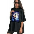 thumbnail image 3 of Plus Size Shirt for Women Black Tops for Women Short Sleeves Shirt for Women Magic Tree 2 T Shirt Crewneck Shirt for Women XS, 3 of 5