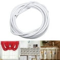 thumbnail image 4 of Washranp 78.74"White Curtain Spring Wire Hanging Cord with Self-Adhesive Hook and Screw Eyes for Net Curtain Rods, 4 of 7