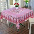 thumbnail image 3 of Square Tablecloth Fabric Waterproof Oil-Proof Disposable Mahjong Tablecloth Eight Immortals Table Nordic Household Dining Tablecloth Plastic, 3 of 7