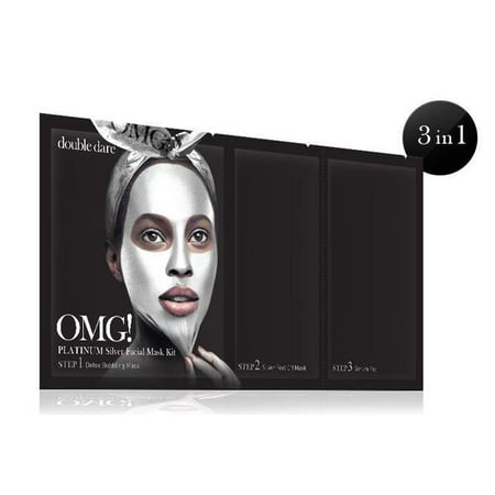 [Double Dare] OMG! Platinum Silver Facial Mask (Best Product Of Facial Kit)