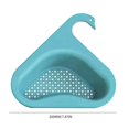 thumbnail image 1 of Cesta de colador para fregadero, filtro colgante triangular, estante de almacenamiento para fregadero verde Sywqhk Libre de BPA, 1 of 9