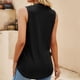 thumbnail image 4 of Chaleco delgado con cuello en V y agujeros de color sólido para mujer Tops femeninos OAVQHLG3B Store lin121212, 4 of 4