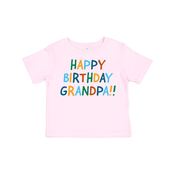 Inktastic Happy Birthday Grandpa Boys or Girls Toddler T-Shirt