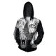thumbnail image 1 of Sudadera con capucha informal y versátil con cremallera Sudadera con estampado personalizado Sudadera con capucha con cremallera Camisa cómoda de movimiento para hombre, 1 of 5