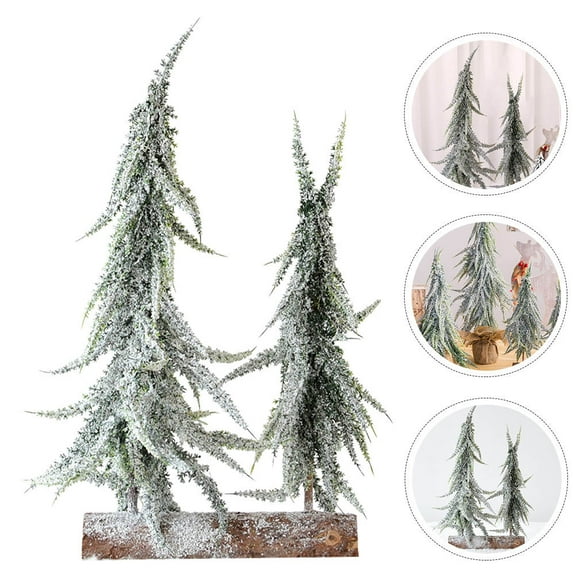WEUVEB Adorned Snow Tree Christmas Tree Green 1Pcs