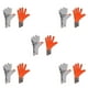 thumbnail image 1 of Greeniant Kit de portero de fútbol tamaño 6/7/8/9/10, guantes de portero de halcón para niños, juego sin dedos sin látex, blanco Type2 NO2, 1 of 6