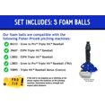 thumbnail image 2 of 3 Pack Soft Baseballs for Kids - Compatible w/Fisher-Price Triple Hit Pitching & Tball Set | Perfect T Balls for Toddlers & Beginners, 2 of 5