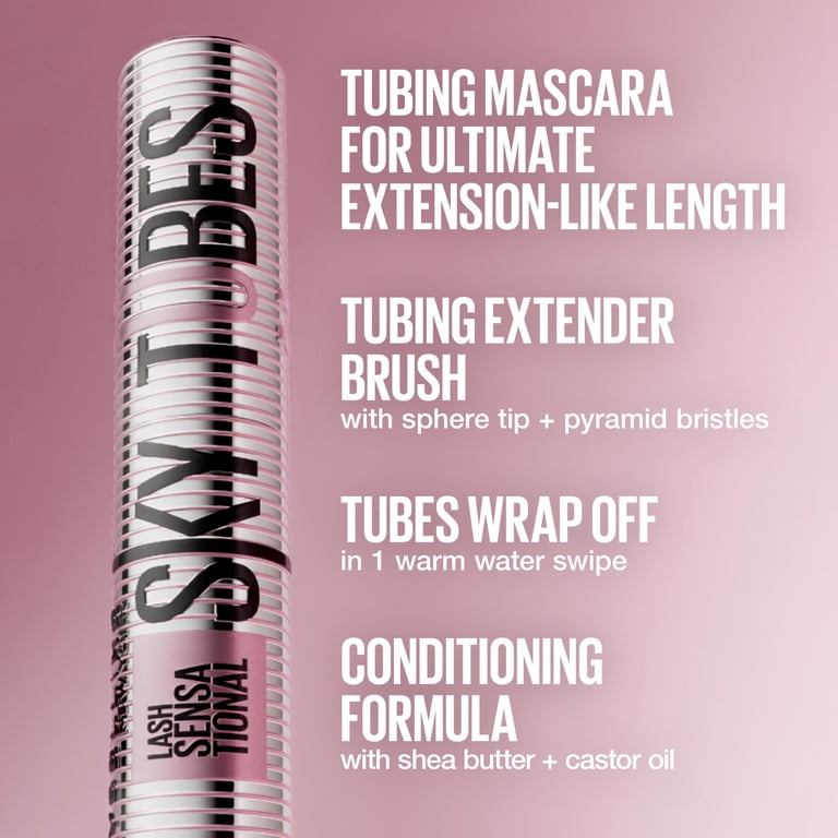Maybelline Lash Sensational Sky Tubes Lengthening Tubing Mascara photo 5