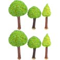 thumbnail image 1 of 6Pcs Micro Landscape Ornaments Resin Tree Bonsai Flowerpot Decorations, 1 of 5