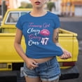 thumbnail image 2 of January Girl Classy and Sassy Over 47 T-Shirt, Funny Birthday Shirt for Women, Perfect Gift for 47 Birthday, 2 of 4