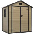 thumbnail image 6 of Dextrus Resilient Outdoor Storage Shed, All-Weather Storage with Reinforced Floorfor Garden, Backyard, Patio, 6 of 6