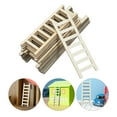 thumbnail image 4 of 20pcs Miniature Ladder DIY Wooden Tiny Ladder Mini House Landscape Decoration, 4 of 9