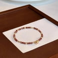 thumbnail image 4 of Women's Gemstones Adjustable Wristchain Healing Crystal Handmade Beaded Wristband Everyday Wear Jewelry, 4 of 8