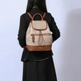 thumbnail image 3 of MKF Collection Porsha Backpack for Women, Vegan Leather Drawstring Daypack for Travel and School by Mia K - Denim Blue, 3 of 6