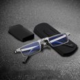 thumbnail image 4 of Steadline Portable Reading Eyewear - Lightweight Folding Presbyopic Glasses With Blue Light Filter For Indoor Outdoor Use With Compact Case And Comfortable Fit For Books And Digital Screens, 4 of 5