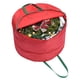 thumbnail image 1 of Bolsa de almacenamiento de nailon duradero, impermeable, resistente al desgarro, ligera, portátil, con cremalleras dobles, bolsa de almacenamiento para coronas navideñas, 1 of 7