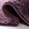 thumbnail image 6 of Arizona Shag Dark Grey Large Rectangle Rug-Color:Purple,Shape:Runner,Size:2'-3" X 8', 6 of 11