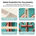 thumbnail image 3 of Easter Travel Portable Square Jewelry Box Organizer for Rings, Earrings, Necklaces, Bracelets, etc. for Girls and Women, 3 of 6