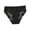 Black, variant on Womens Plus Size Underwear Briefs High Waisted Lace Panties Seamless Soft Comfort Breathable Flex Fit