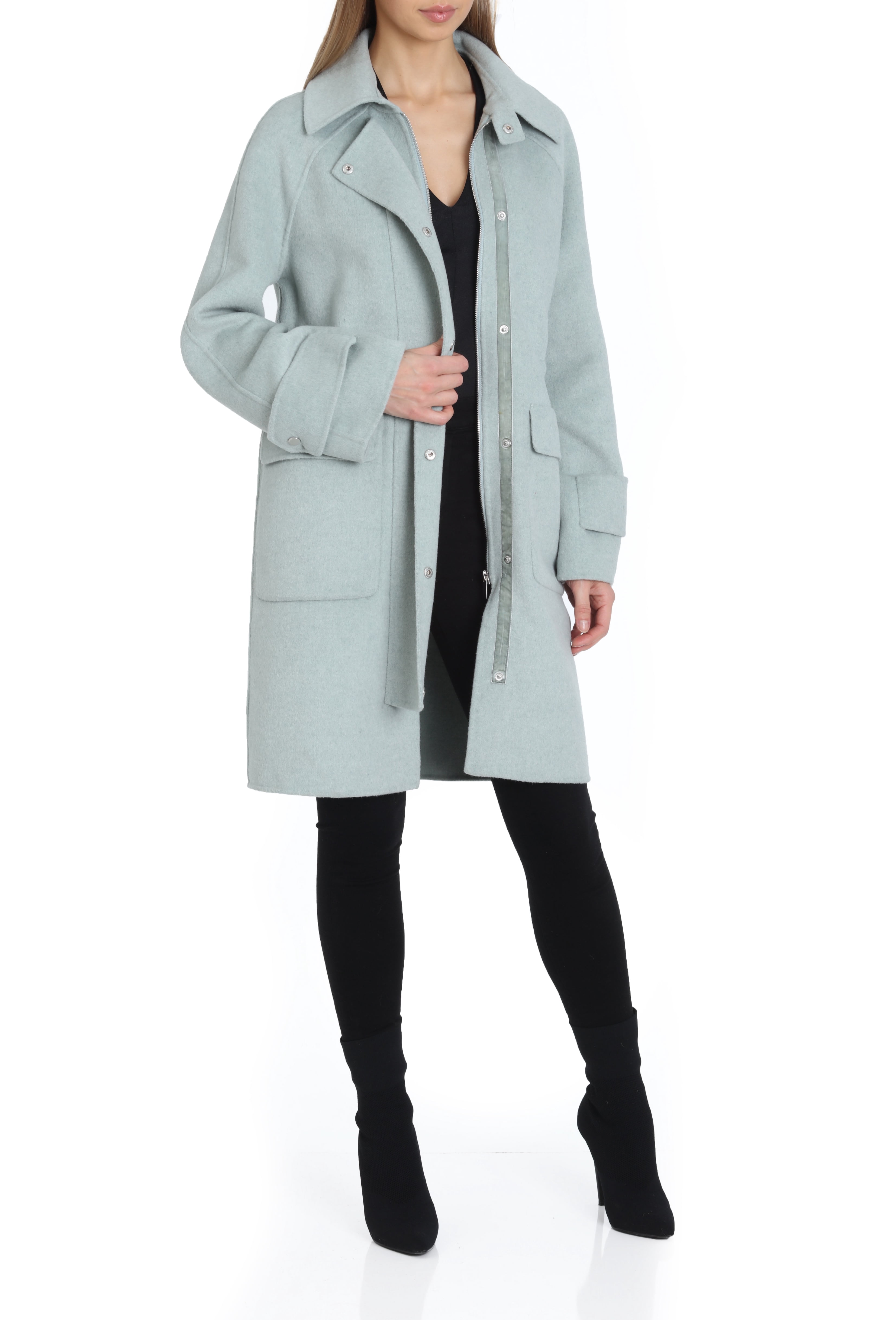 Breanne Double-Face Wool Anorak 