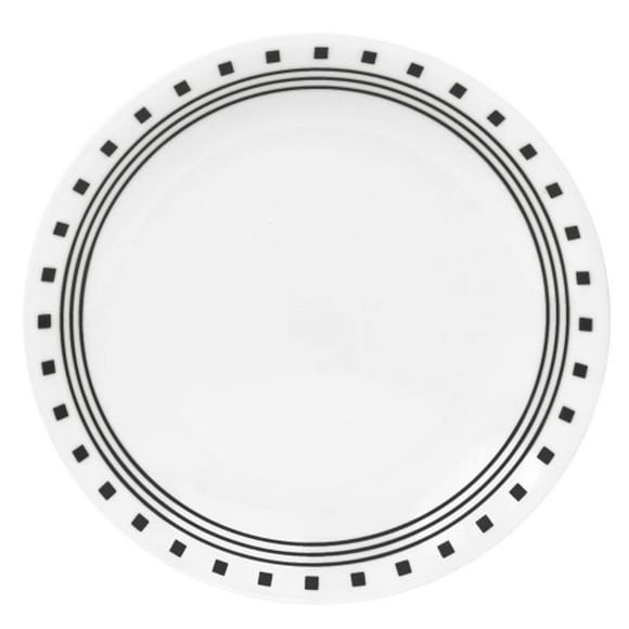Plato de vajilla CORELLE City Block 22 cm negro