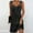 Black, variant on Sakmal Midi Spring Dresses for Women 2025 Tank Elegant Blue Shift Dress Sleeveless Dresses for Women