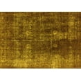 thumbnail image 1 of Ahgly Company Machine Washable Indoor Rectangle Persian Yellow Bohemian Area Rugs, 8' x 12', 1 of 4