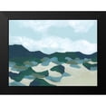 thumbnail image 2 of Vess, June Erica 24x19 Black Modern Framed Museum Art Print Titled - Foothill Blues I, 2 of 5